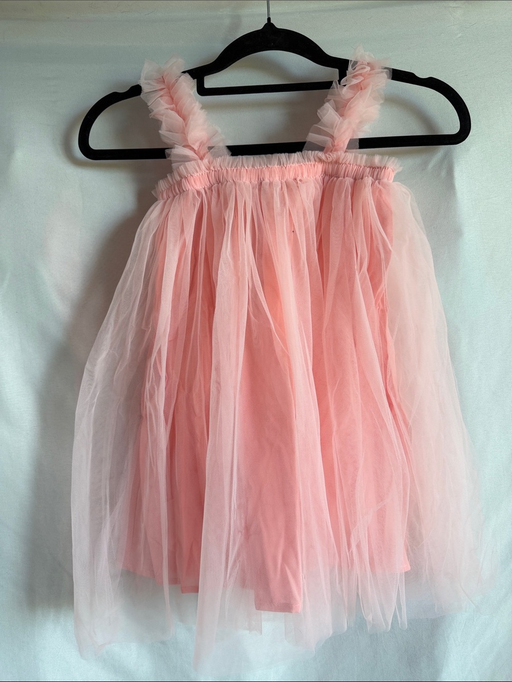 Girls' Pink Tulle Formal Dress - Brand Unspecified